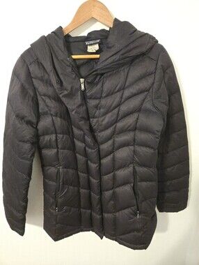 Vintage Patagonia Womens Medium Goose Down Jacket Hooded Full Zip Puffer Coat